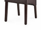 Swiss 2x wooden Frame Leatherette Dining Chairs in Multiple Colour