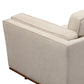 York 3+2 Seater Sofa Fabric or PU Leatherette Lounge Set with Wooden Frame in Multiple Colour