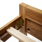 Toffee Bed with Natural Timber Look Finish