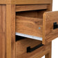 Toffee Timber Look Bedside Table with Drawers
