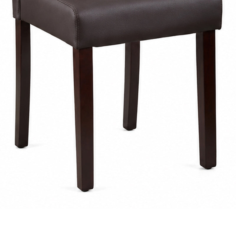 Montina 2x Premium Leatherette Wooden Dining Chairs in multiple Colour