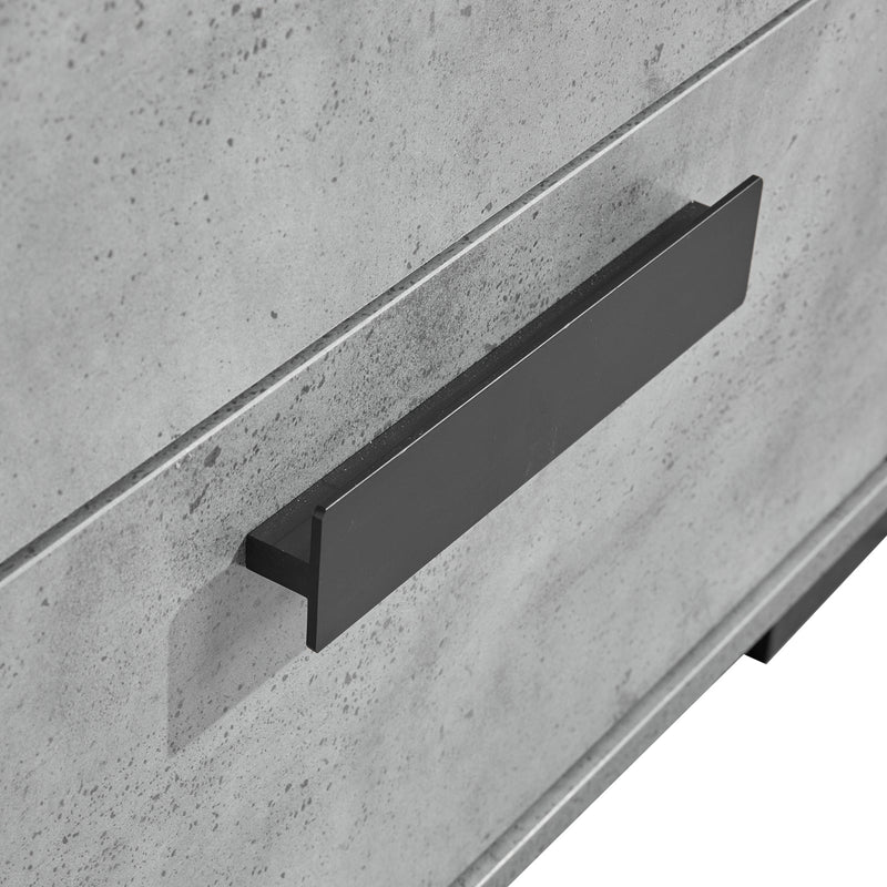 Copper 5/4 Pcs Bedroom Suite Fabric Upholstery MDF In Multiple Size with Dresser and Tallboy