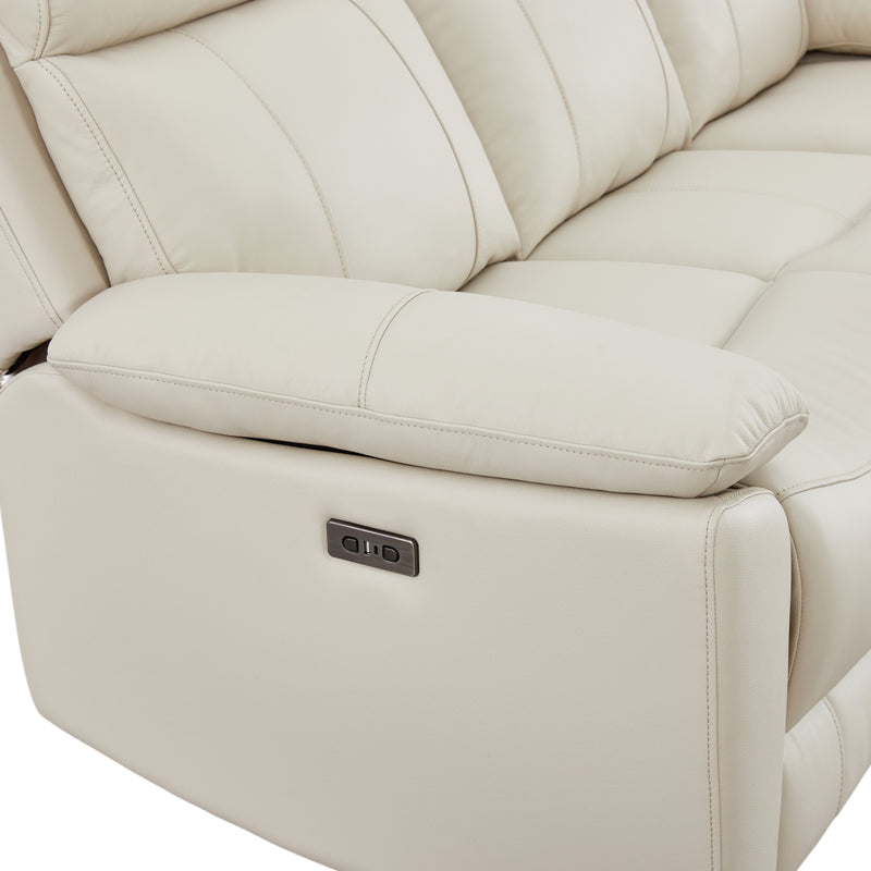 Windsor 3+2+1 Seater Top Grain Leather Electric Recliner Sofa