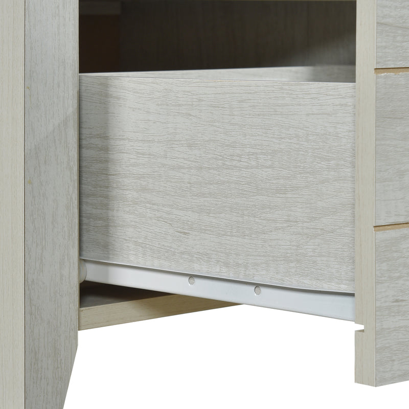 Cielo MDF Bedroom Suite 4 Pcs In Queen White Ash Colour with Tallboy