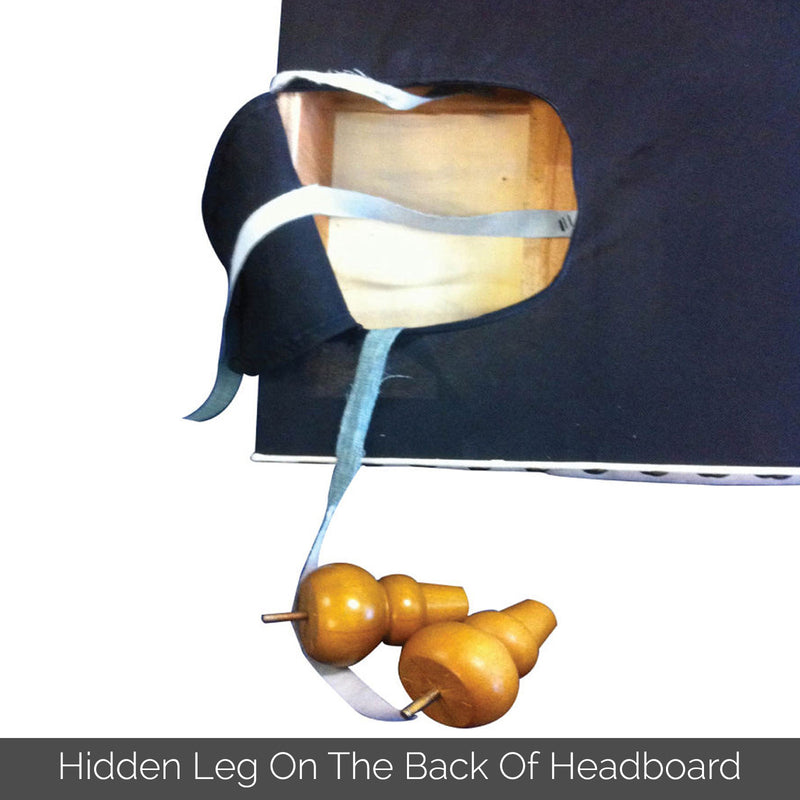 Sean Fabric Bed Headboard In French Provincial Design in Multiple Size and Colors