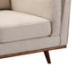 York 3+2 Seater Sofa Fabric or PU Leatherette Lounge Set with Wooden Frame in Multiple Colour