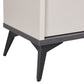 Maxwell Tallboy MDF Particle Board with Melamine Finishing Five Drawers Metal Handles and Legs