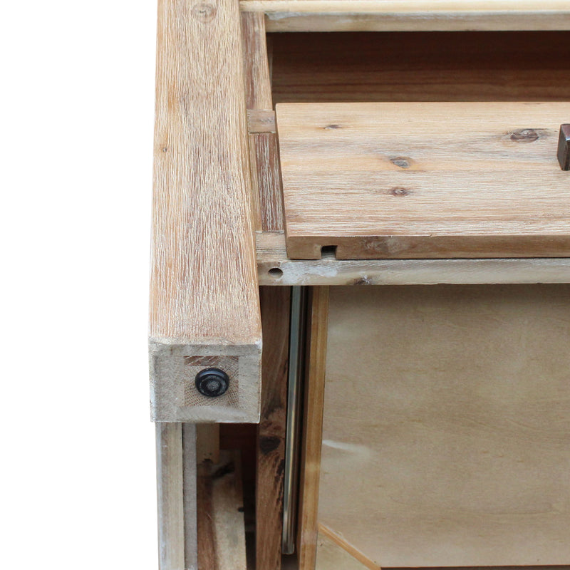 Nowra 3 Drawers TV Cabinet In Solid Acacia Timber With Multiple Colour