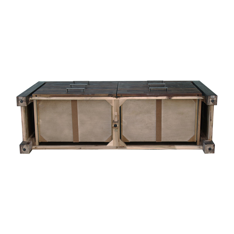 Nowra 6 Drawers Dressing Chest In Solid Acacia Timber with Mirror