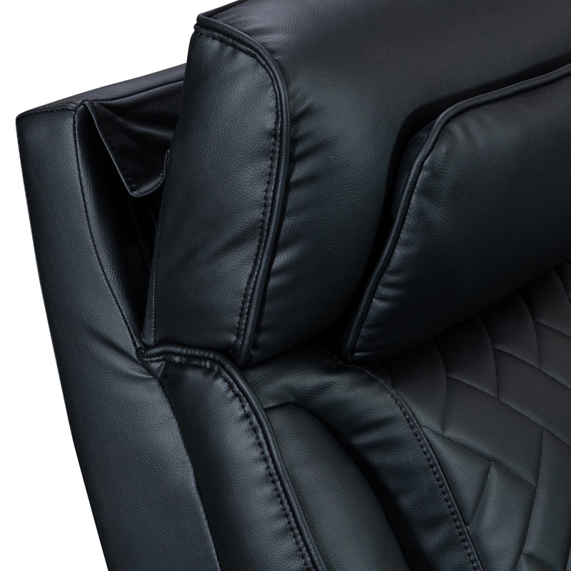 Drake 3+2 Seater Power Recliner Sofa Set with LED Light Wireless Charging & Storage Charging in Multiple Color