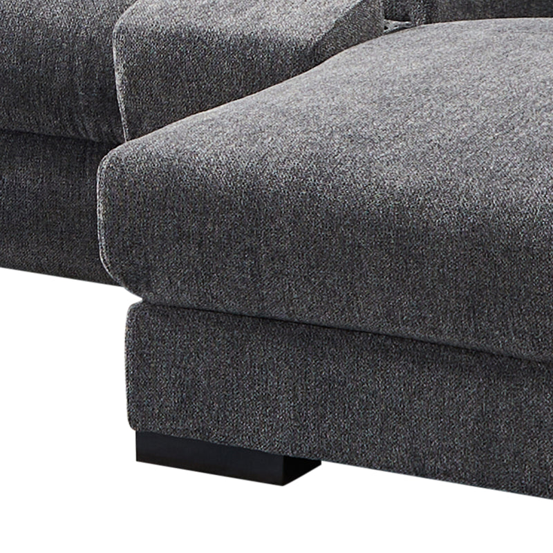 Sorrento Corner Sofa Fabric Electric Recliner Headrest Charging Point