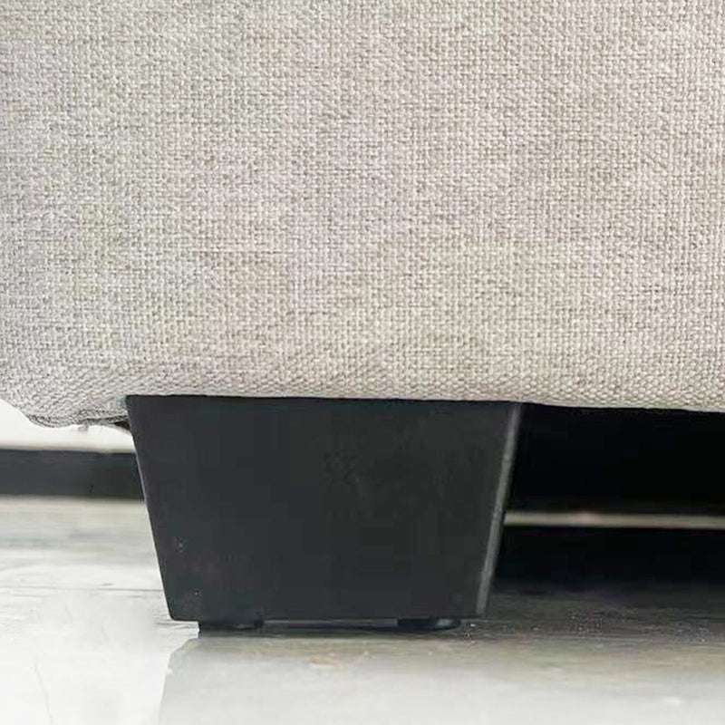 Veronica Winged Grey Linen Fabric Gas Lift Multiple Sizes Bed Frame