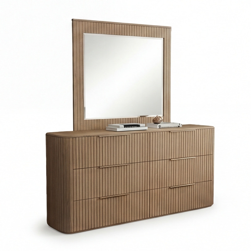 Arlo MDF Bedroom Suite 5/4 Pcs In Multiple Colour with Dresser and Tallboy