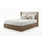 Arlo Multiple Colour MDF Upholstered Headboard Rubberwood Bed Frame