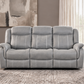 Carlton 3R+2R Seater Fabric Power Recliner with USB & Cup Holders
