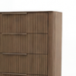 Arlo Multiple Colour MDF Five Drawers Slick Handles Tallboy