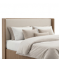 Arlo Multiple Colour MDF Upholstered Headboard Rubberwood Bed Frame