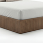 Arlo Multiple Colour MDF Upholstered Headboard Rubberwood Bed Frame