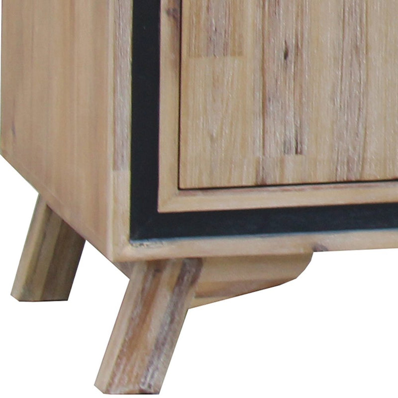 Seashore Acacia Timber Buffet Table – 3 Drawers, 2 Cabinets, Solid Build