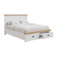 Marley Bookend Headboard Bedroom Suite – 4 or 5 Piece Set with Storage Drawers