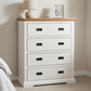 Marley Bookend Headboard Bedroom Suite – 4 or 5 Piece Set with Storage Drawers