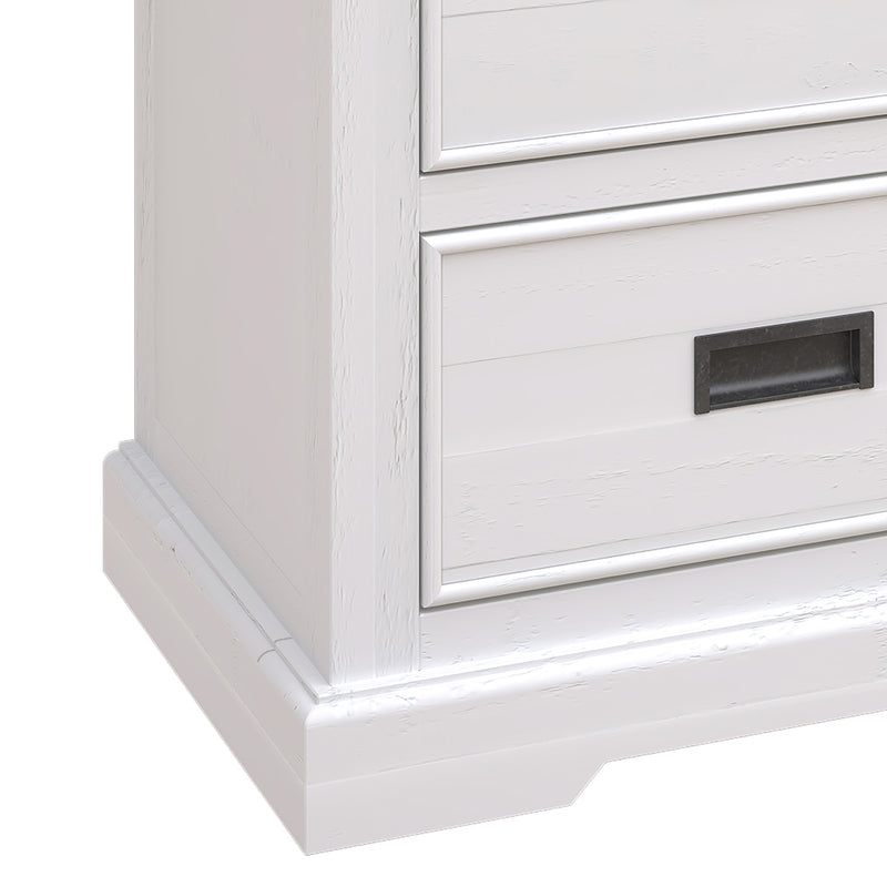 Marley Bookend Headboard Bedroom Suite – 4 or 5 Piece Set with Storage Drawers