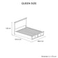 Marley Bookend Headboard Bedroom Suite – 4 or 5 Piece Set with Storage Drawers