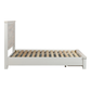 Valencia Coastal Grey and Miami White Colour Storage Multiple Size Solid Pine Timber Bed Frame