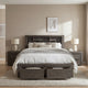 Cromwell Bookend Headboard Bed with Storage Drawers – Available in Multiple Sizes