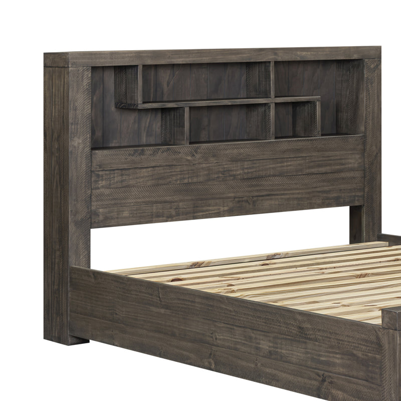 Cromwell Bookend Headboard Bed with Storage Drawers – Available in Multiple Sizes