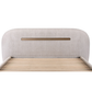 Poppy Fabric Upholstered Bed with Metal Frame