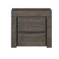 Cromwell 2-Drawer Bedside Table with Slim Metal Handles