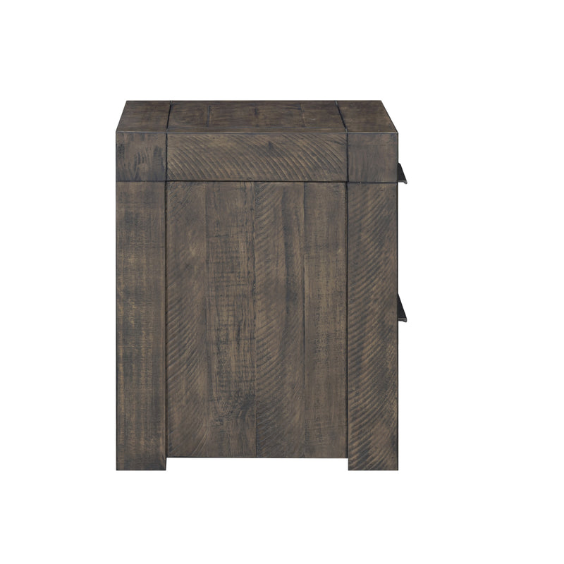Cromwell 2-Drawer Bedside Table with Slim Metal Handles