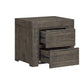 Cromwell 2-Drawer Bedside Table with Slim Metal Handles