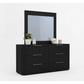 Arlo Dresser Mirror Multiple Colour MDF Six Drawers Slick Handles