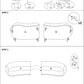 Dove Curved Fabric Sofa