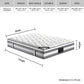 Premium Euro Top Pocket Spring Coil with Knitted Fabric Medium Firm Mattress