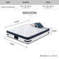 Madison Latex Layer Pocket Spring 30cm Mattress