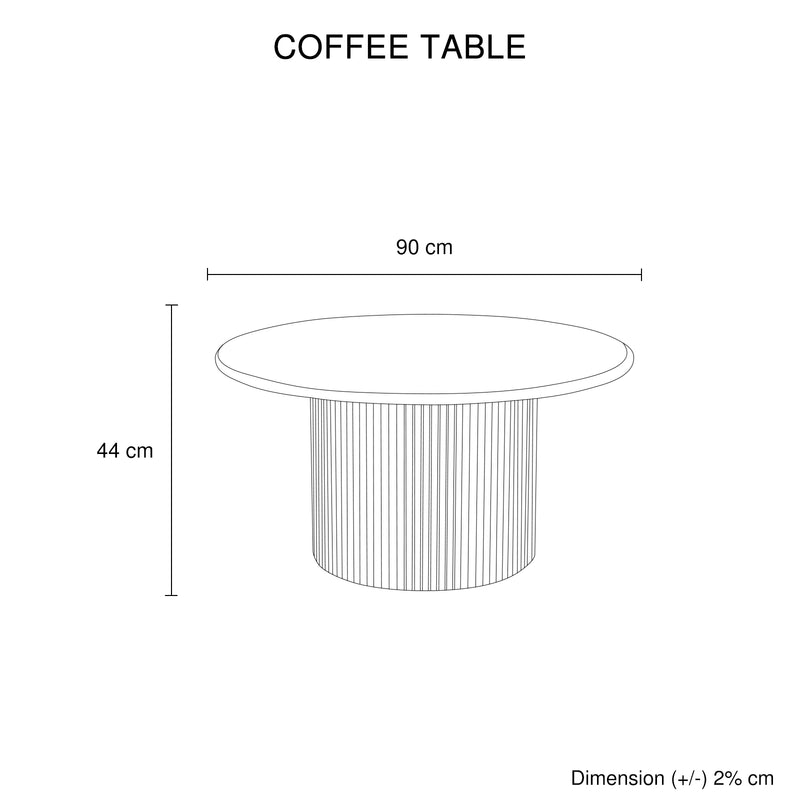 Lexi Coffee Table Faux Marble Table top Stainless Steel Base
