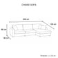 Donald Modular Fabric Chaise Sofa