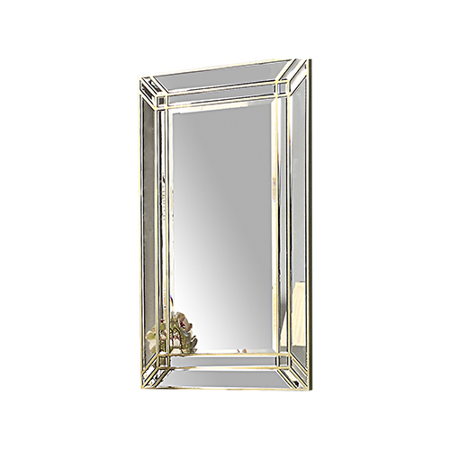 Antique MDF Constructed Silver Colour Mirror