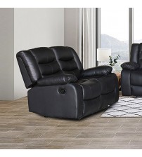 Fantasy 2 Seater Recliner Sofa In Faux Leather Lounge Wooden Frame Couch In Multiple Colour