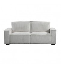 Reno 3 Seater Sofa Beige Colour Fabric Upholstery Wooden Structure Knock down Feature in Back & Arms